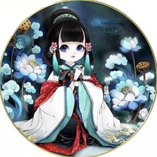 Схема вышивки «Búp bê sen cổ»