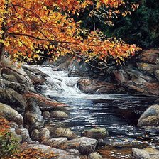 Схема вышивки «Пейзаж»