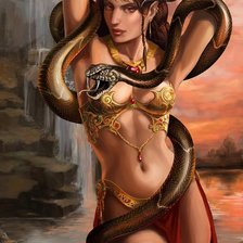 Схема вышивки «Демонесса»