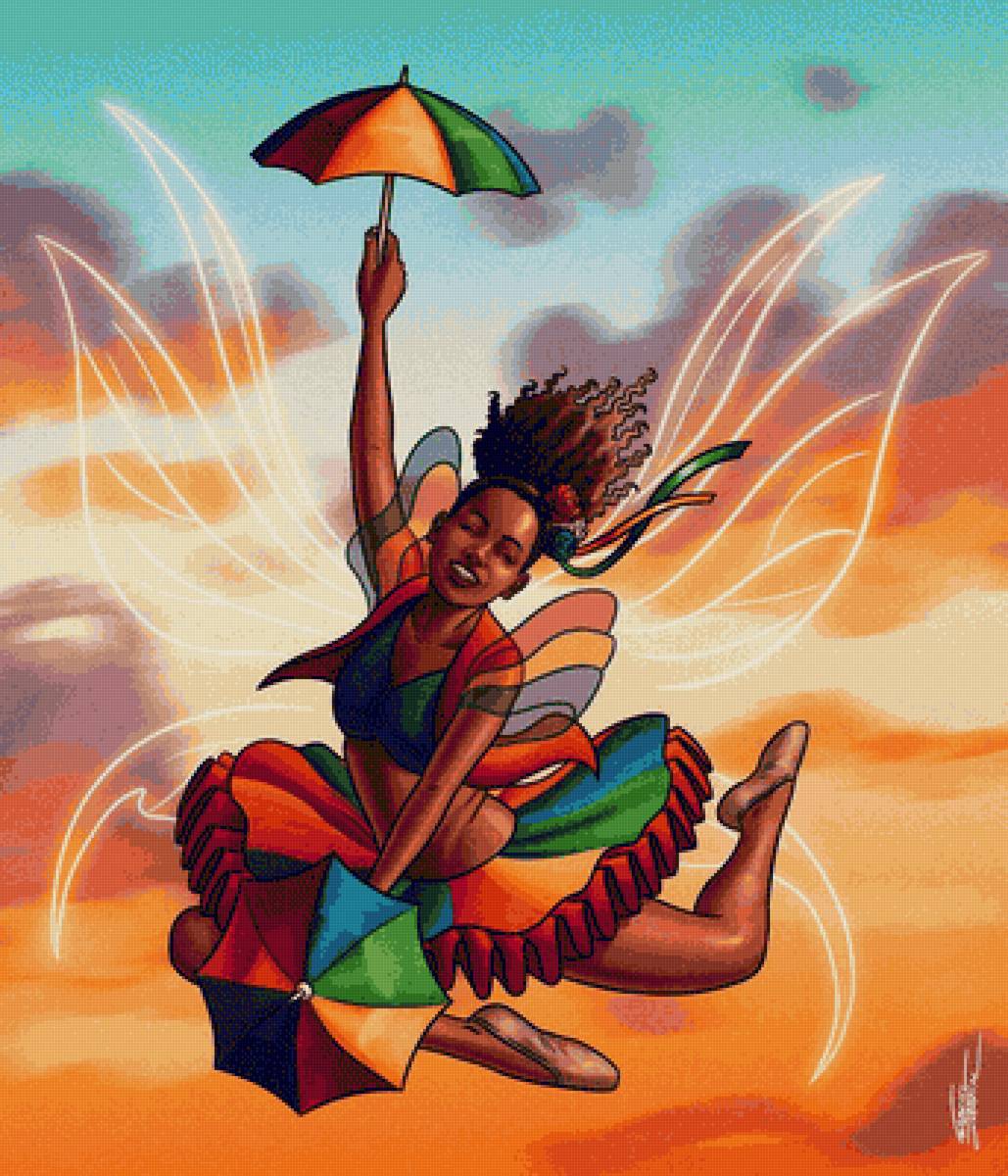 mariposa tropical 2 - paisaje - предпросмотр