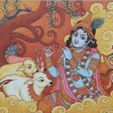 Схема вышивки «Гопала Кришна»