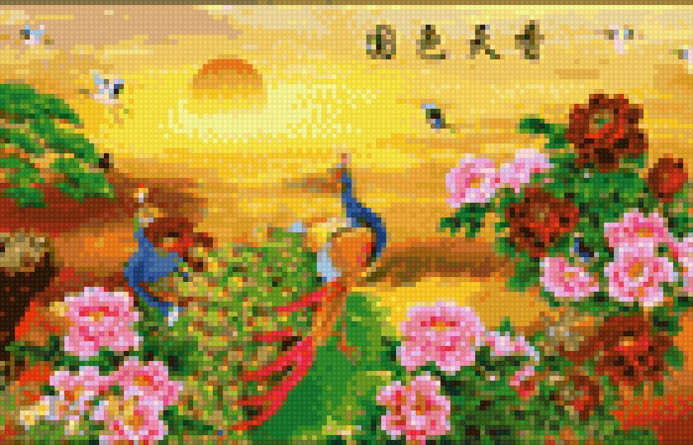 Tranh con công - предпросмотр