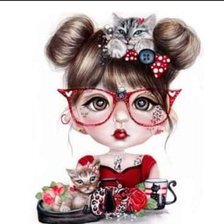 Схема вышивки «Gatos»