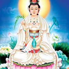 Схема вышивки «Quán Thế Âm Bồ Tát»