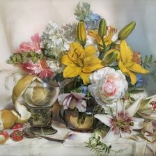 Схема вышивки «Натюрморт»