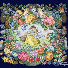 Схема вышивки «амур и психея»