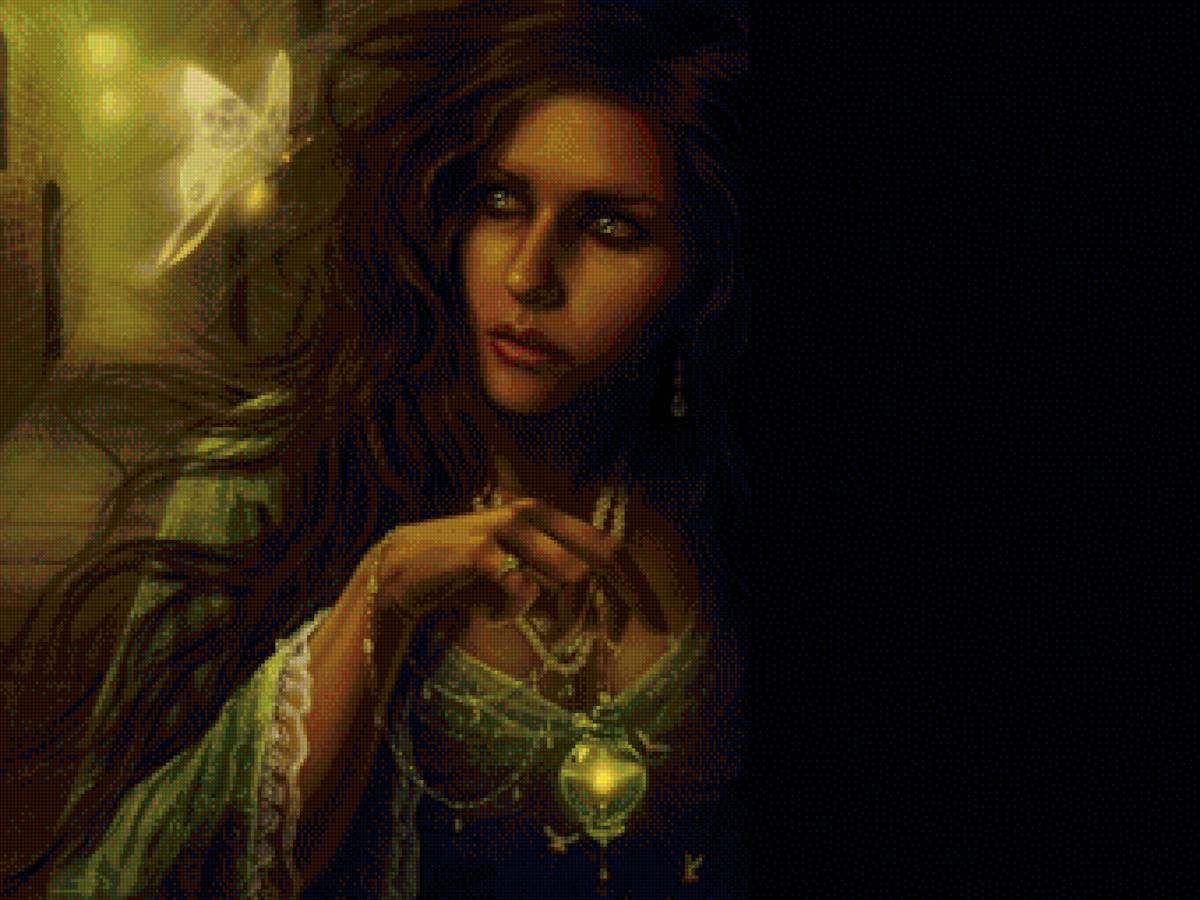 Девушка фэнтези - фэнтези, фея, девушка - предпросмотр