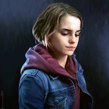 Схема вышивки «Эмма Уотсон»