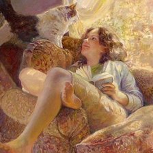 Схема вышивки «Cats»