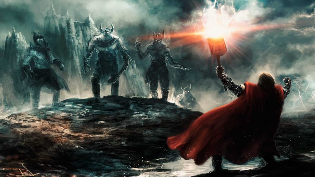 Dioses nordicos - dioses nordicos thor odin vikingo - оригинал