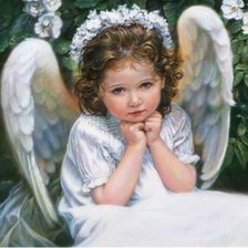 Схема вышивки «Ангел»