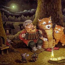 Схема вышивки «Домовой»