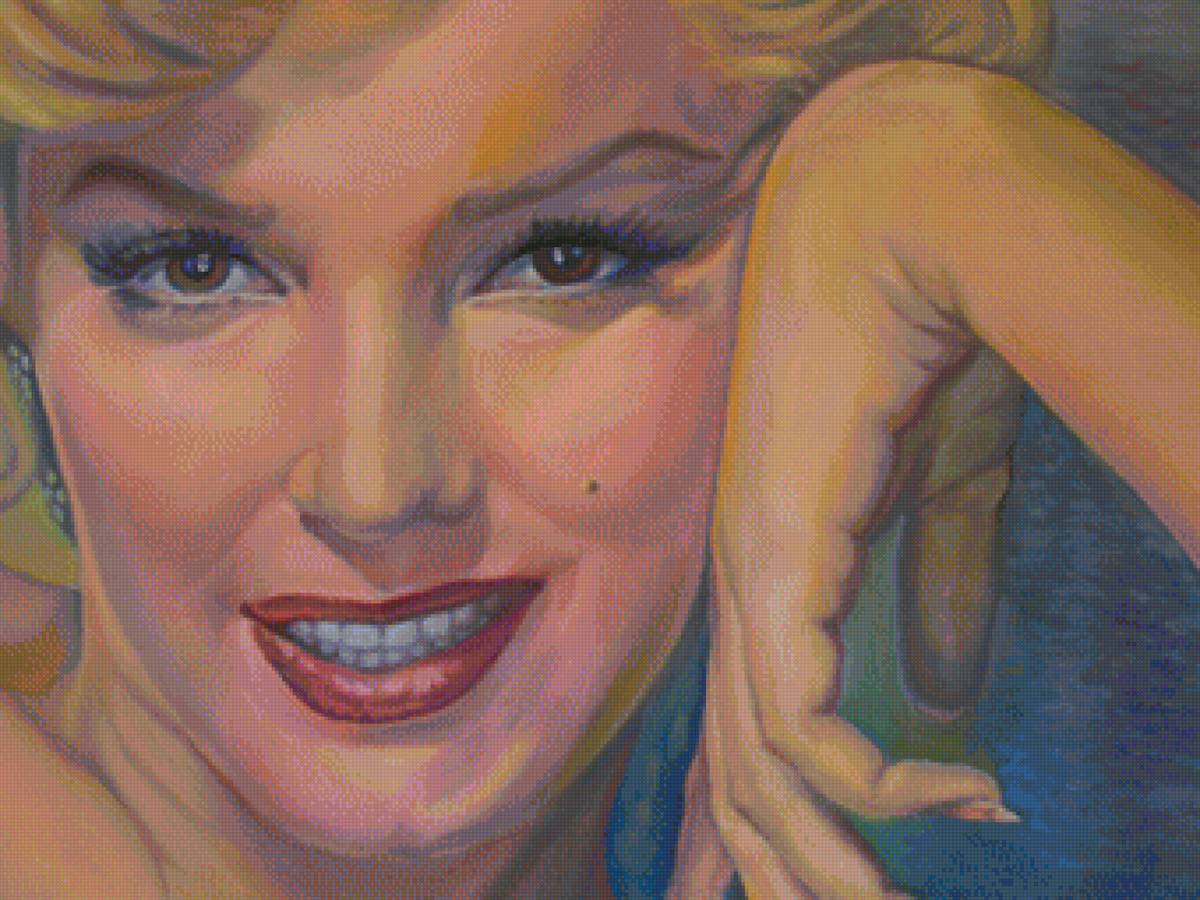 Мэрилин Монро - портрет, мэрелин, актриса - предпросмотр