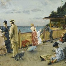 Схема вышивки «на пристани»