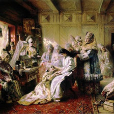 Схема вышивки «под венец»