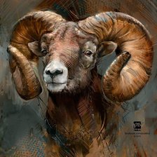 Схема вышивки «овен»