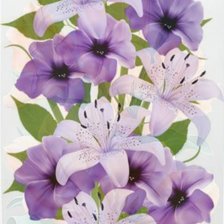 Схема вышивки «Geranios»