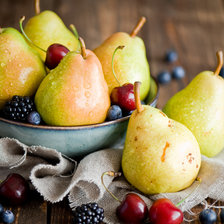 Схема вышивки «Фрукты»