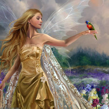 Схема вышивки «Сказочная фея»