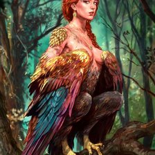 Схема вышивки «Гамаюн»