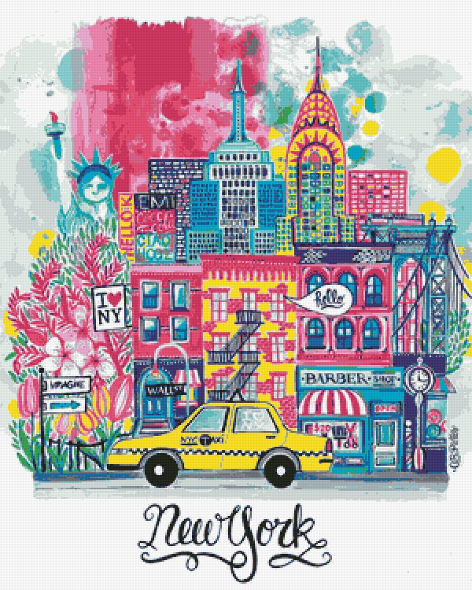 нью-йорк - сша, манхетан, ньюйорк - предпросмотр