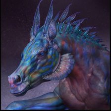 Схема вышивки «Гиппокампус»