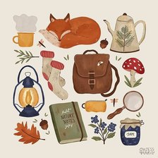 Схема вышивки «Осень»