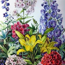 Схема вышивки «букет»