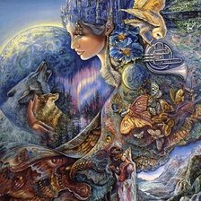 Схема вышивки «Зазеркалье Жозефина Уолл»