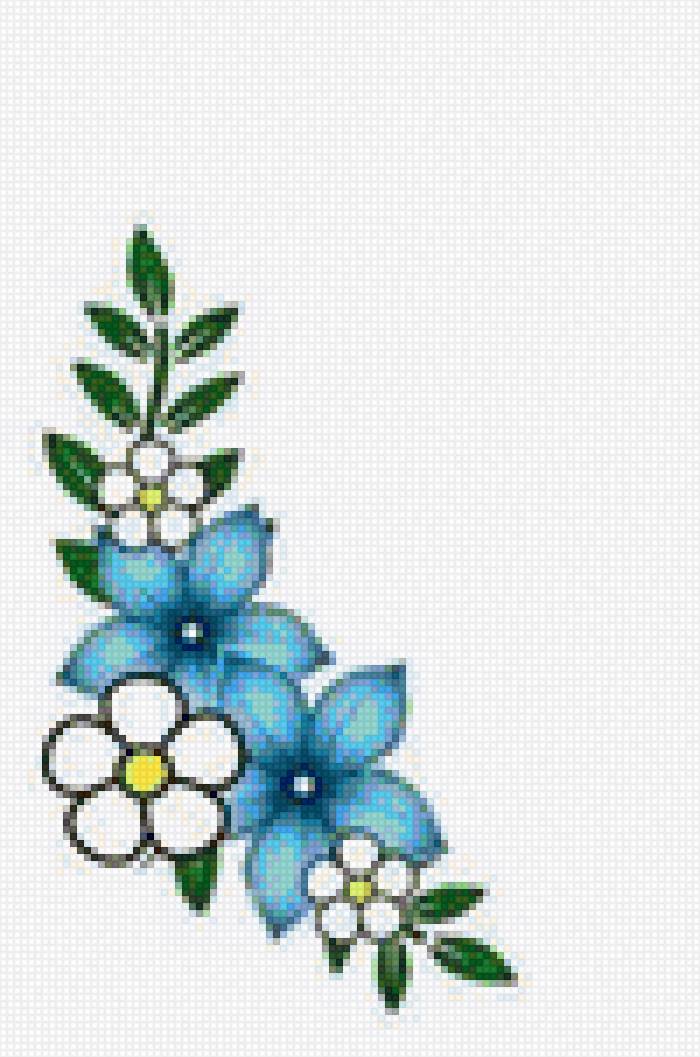 Flores - mariposas - предпросмотр