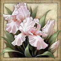 Схема вышивки «Художник Игорь Левашов ирисы»