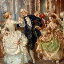 Схема вышивки «танцы»