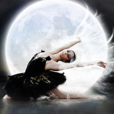 Схема вышивки «балерина»