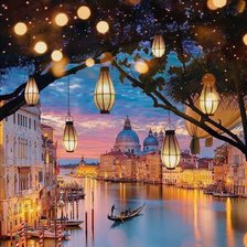 Схема вышивки «Городской пейзаж»