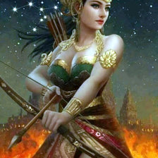 Схема вышивки «стрелец»