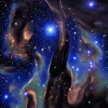 Схема вышивки «красота космоса»