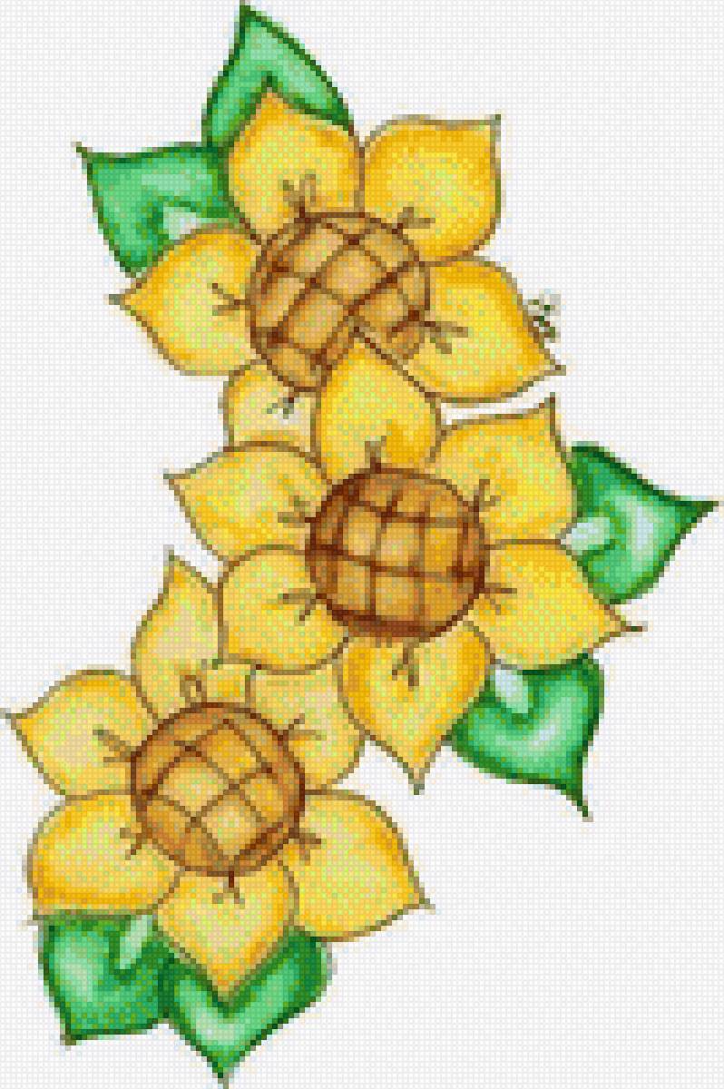 Flores - mariposas - предпросмотр