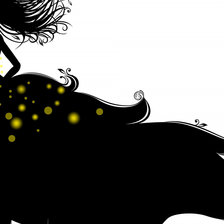 Силуэт девушки