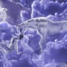 Схема вышивки «Волшебный единорог»