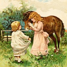 Схема вышивки «Друзья»