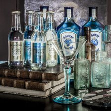 Схема вышивки «Джин Bombay»