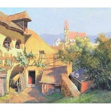 Схема вышивки «Австрийская деревня»