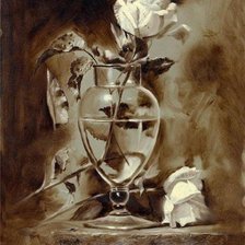 Схема вышивки «Натюрморт с розой»