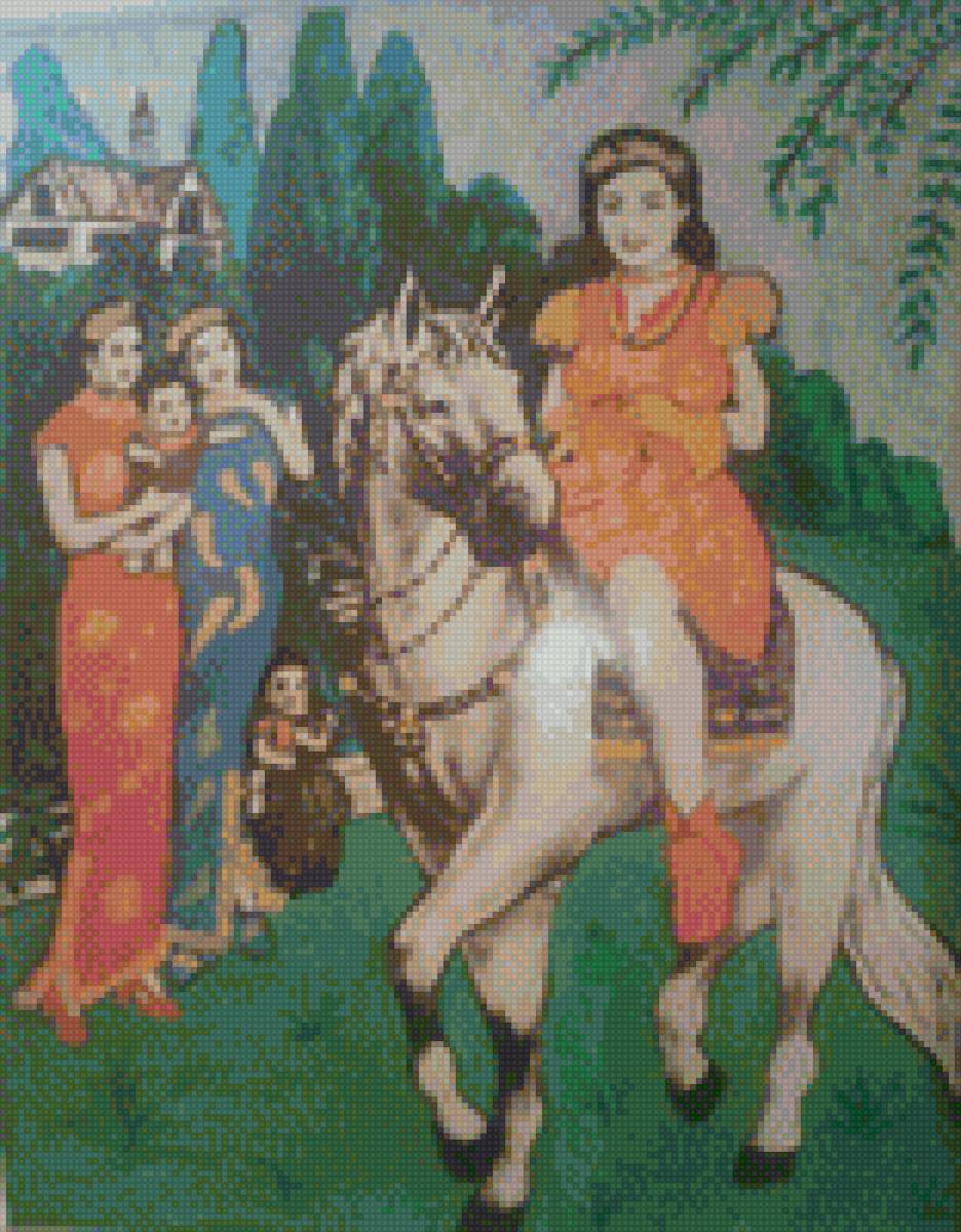 Дама - миф, лошади - предпросмотр