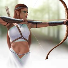 Схема вышивки «Диана лучница»