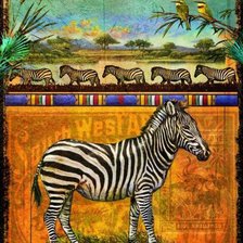 Схема вышивки «Зебра»