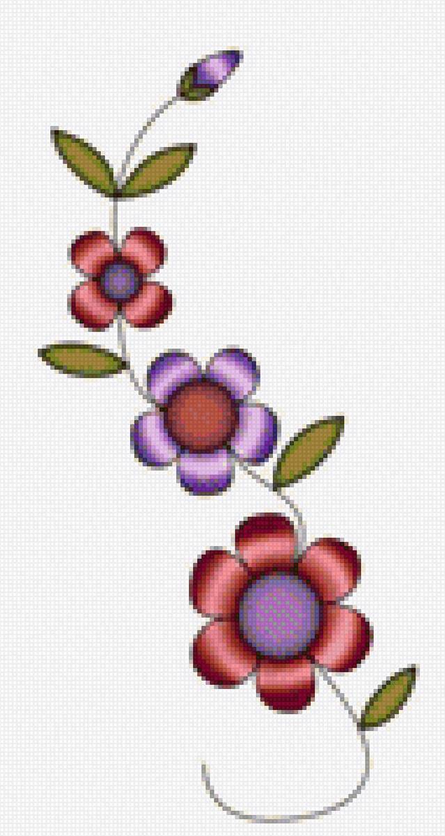 Flores - mariposas - предпросмотр