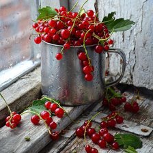 Схема вышивки «Красная смородина»