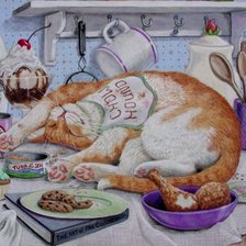 Схема вышивки «Обжора»