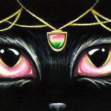 Схема вышивки «Кошачий глаз»